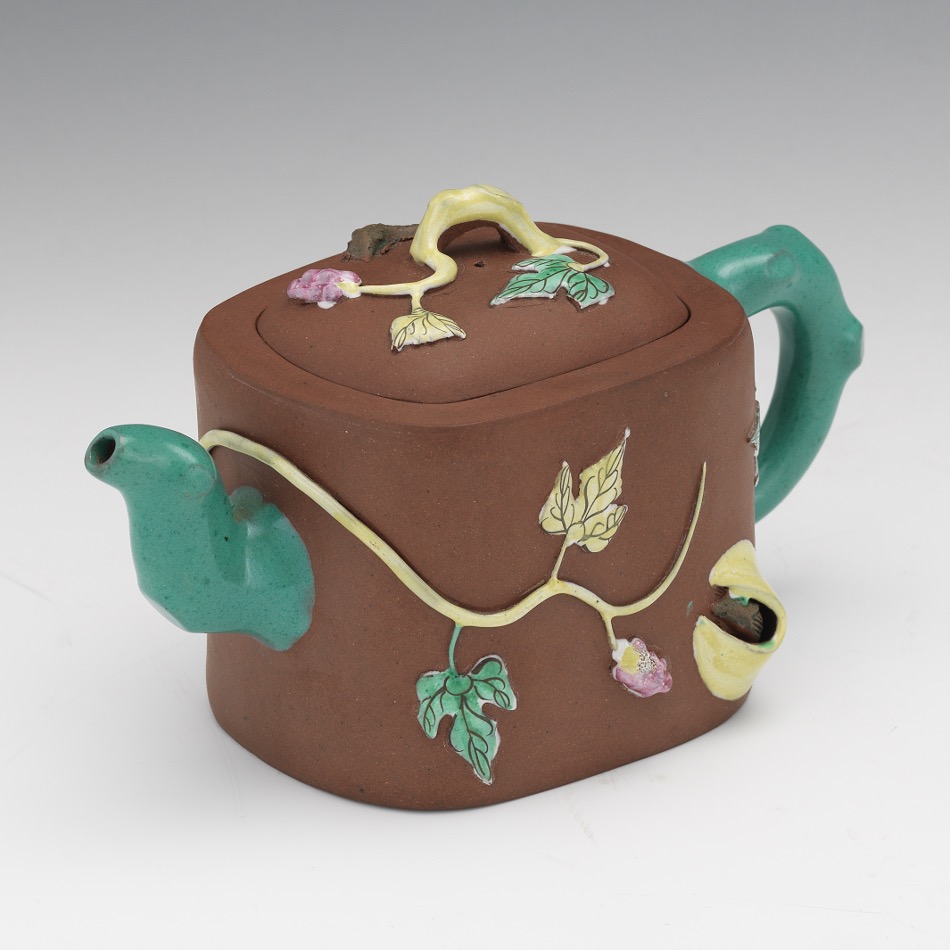 Yixing Pottery Teapot, 04.08.17, Sold 106.2