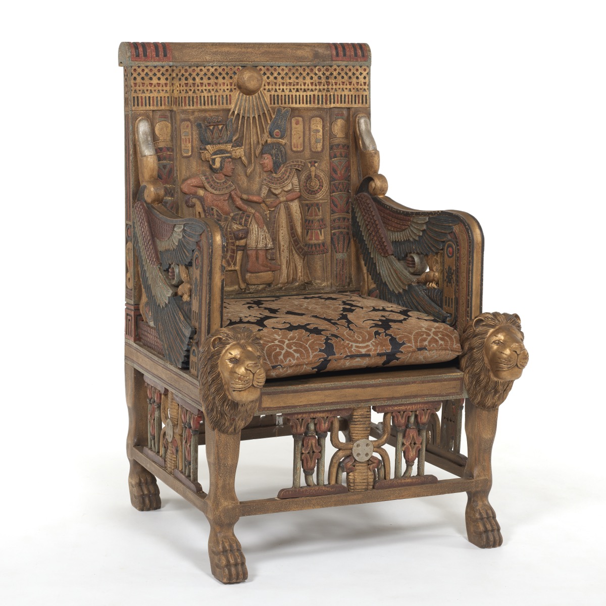 King Tut Replica Chair, 04.08.17, Sold 2212.5