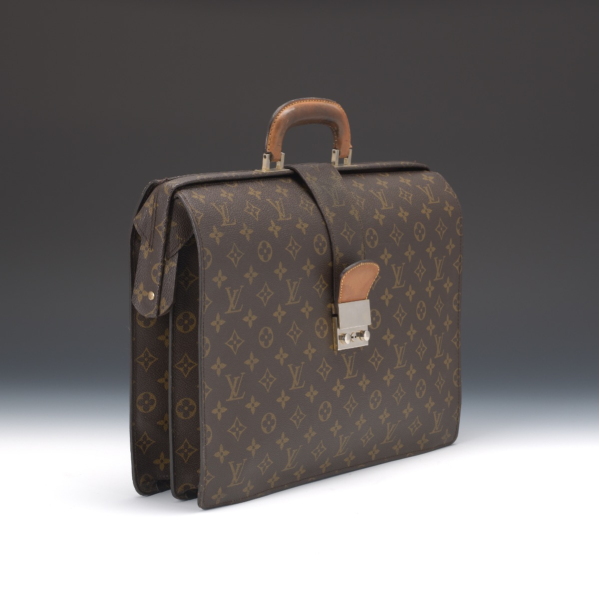 LOUIS VUITTON SERVIETTE Fermoir Briefcase / Doctor Bag M53305