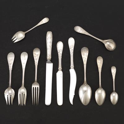 Tiffany sterling silver flatware on sale patterns