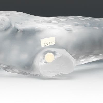 lalique crystal leopard
