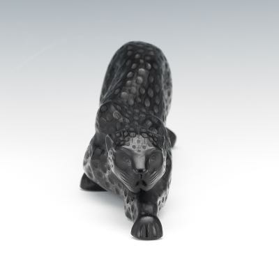lalique crystal leopard