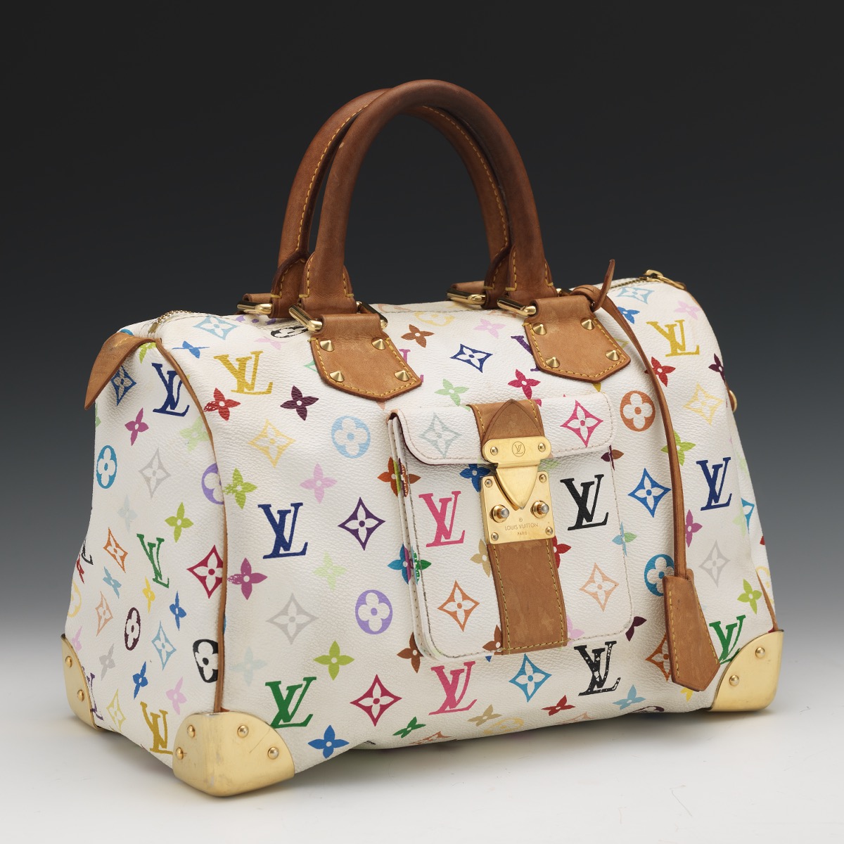 takashi murakami louis vuitton monogram multicolore white