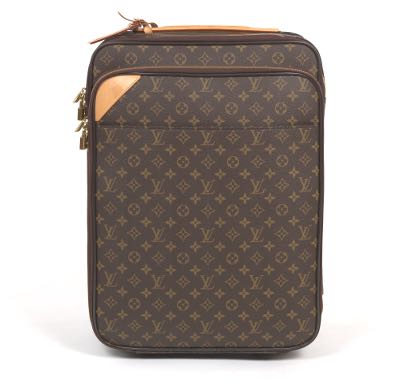 Lot - Louis Vuitton Pegase 55 Brown Monogram Rolling Luggage
