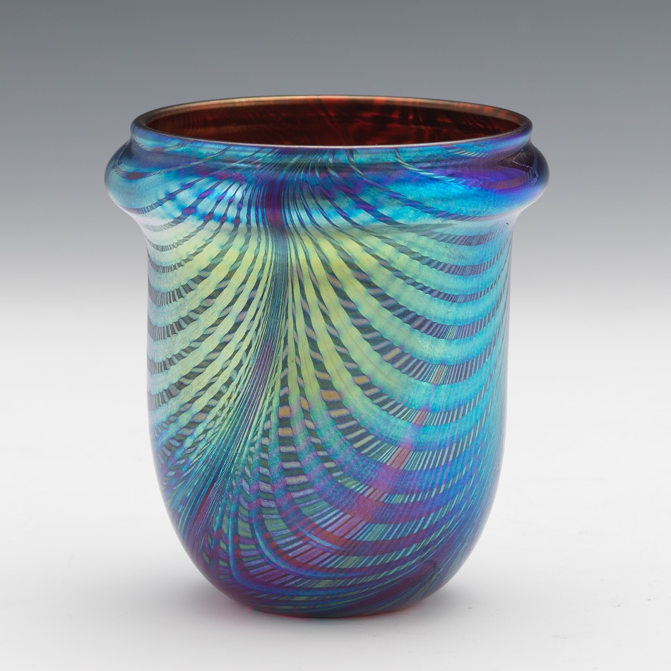 David Lotton Vase, "Threaded " Series, 02.15.18, Sold 236