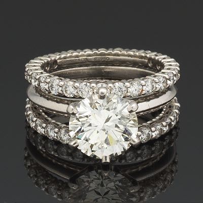 Tiffany & Co. 2.61 ct Diamond Engagement Ring, 11.02.18, Sold: $27140