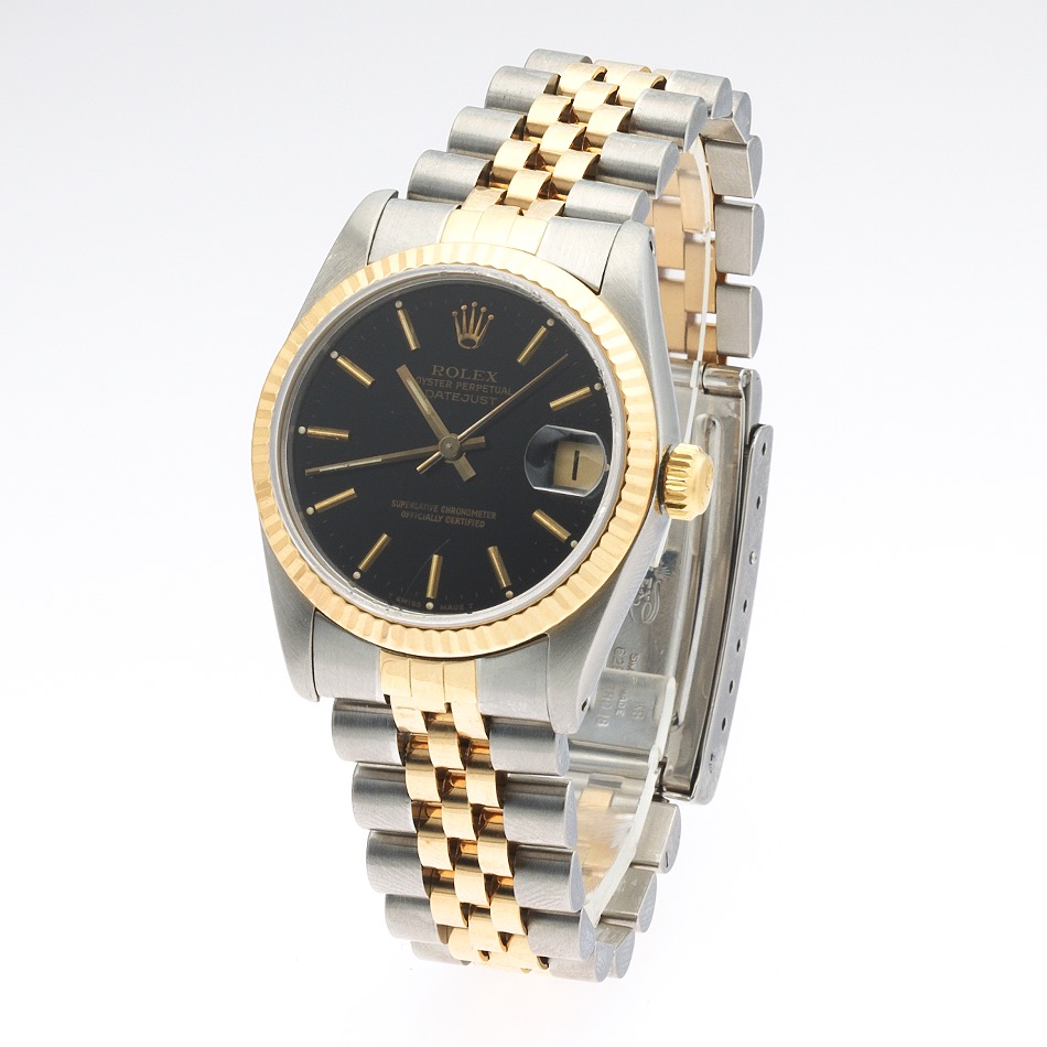 rolex datejust stainless steel