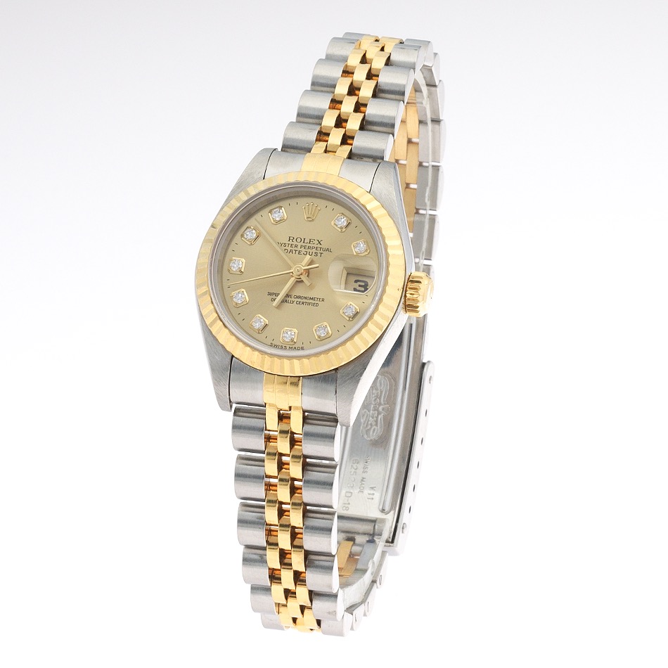 rolex oyster perpetual datejust 18k 750