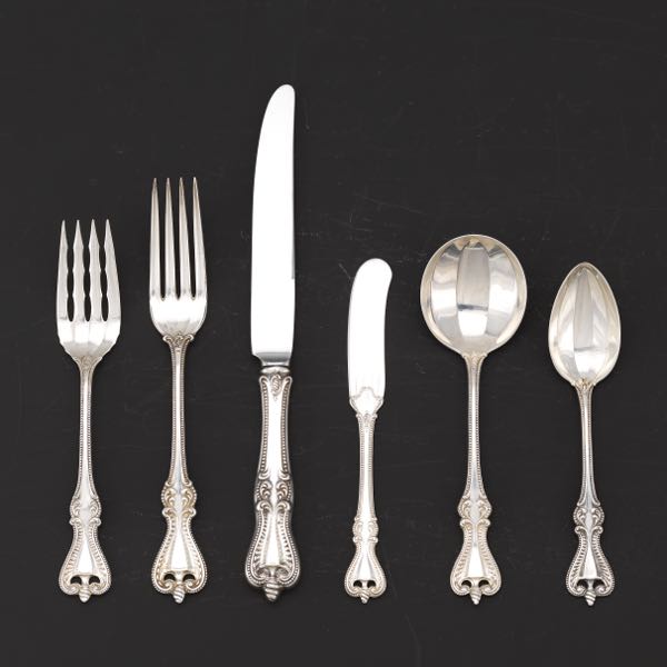 Sterling Silver Flatware Towle Madeira Master Butter Flat Handle 