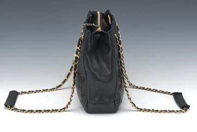 364. Chanel Quilted Black Leather Shoulder Bag, ca. 1994 - April 2019 -  ASPIRE AUCTIONS