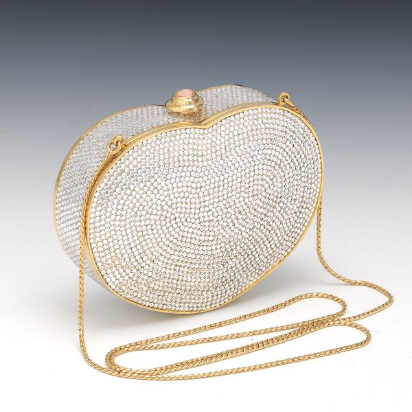 judith leiber gold clutch