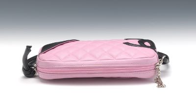 Chanel Ligne Cambon Pochette - Pink Handle Bags, Handbags
