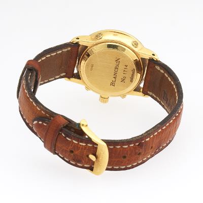 445. Ladies 18k Gold Blancpain