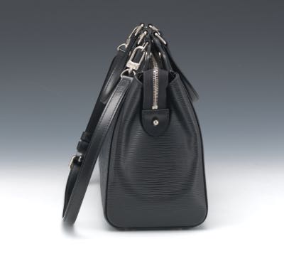 LOUIS VUITTON Black Electric Epi Leather Brea MM Bag