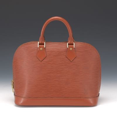 Sold at Auction: Louis Vuitton, Louis Vuitton Brown Epi Leather
