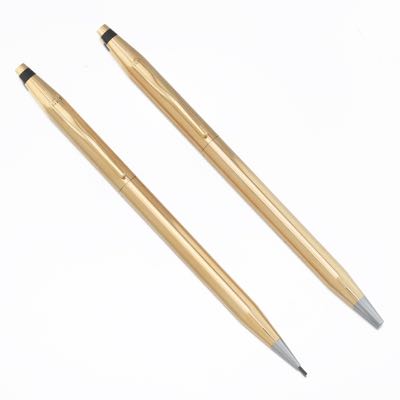Cross Solid 14k Gold Ball Pen/Pencil Set, No. 8001 | Aspire Auctions
