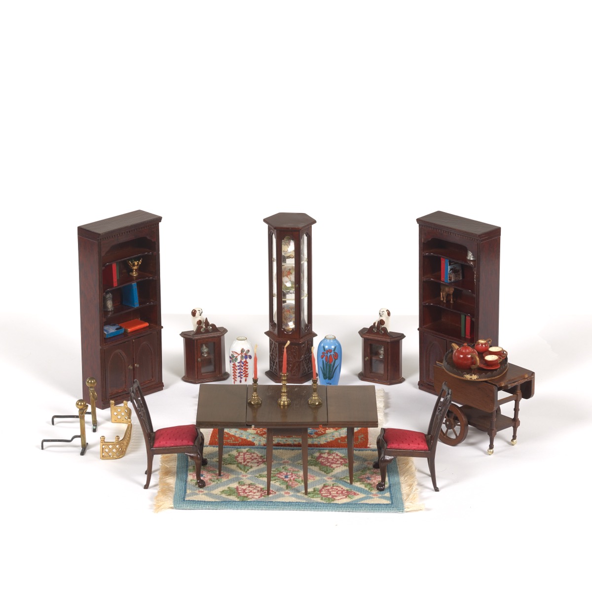 Vintage Doll House Victorian Style Furniture Room, 12.10.20, Sold 177