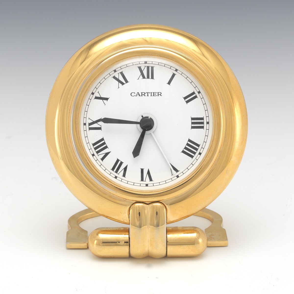 cartier quartz travel clock