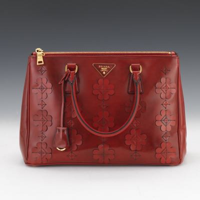 Sold at Auction: 3 Prada Purses Inc Spazzolato