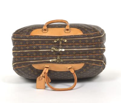 387. Louis Vuitton Monogram Alize 2 Poches Weekend Travel Bag