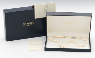 mikimoto pearl necklace sea magic