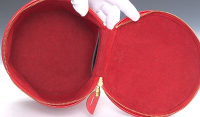 Sold at Auction: Louis Vuitton, Louis Vuitton Red Epi Leather