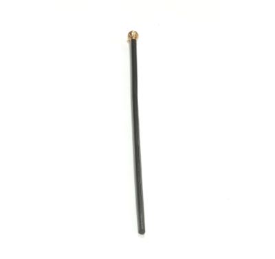 Antique Rolled Gold Handle and Ebonized Wood Walking Stick, 09.03.20