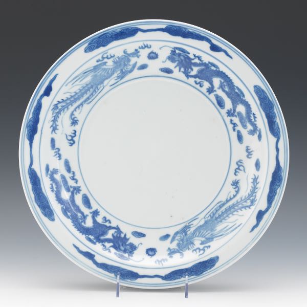 Details about   CHINESE BLUE & WHITE PORCELAIN HAND PAINTED DRAGON PATTERN BOWL W QIANLONG MARK 