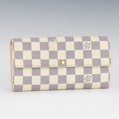 992. Louis Vuitton Damier Azur Sarah Wallet - June 2021 - ASPIRE