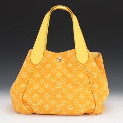 louis vuitton yellow monogram bag