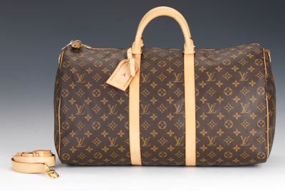 At Auction: Louis Vuitton, LOUIS VUITTON KEEPALL BANDOULIERE