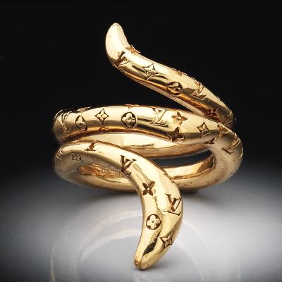 Louis Vuitton Monogram Snake Ring at 1stDibs