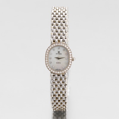 Cyma ladies 18k gold on sale watches