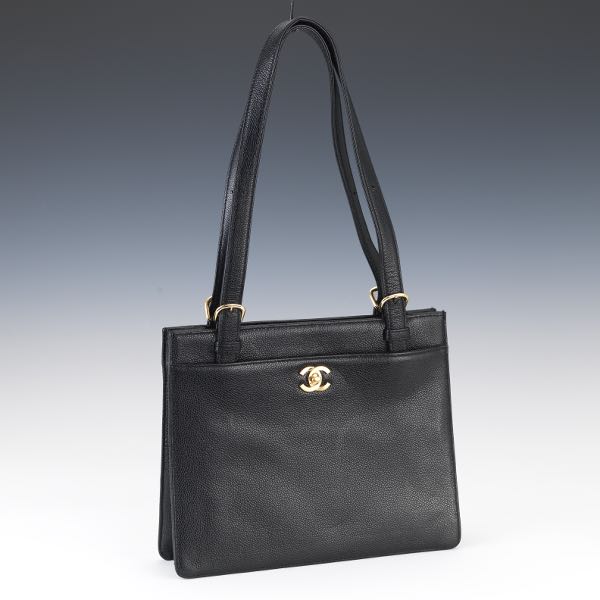 Chanel Black Caviar Double-Sided Tote — Elegante Finds