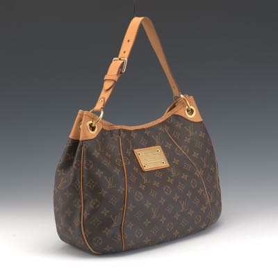 Past auction: Coated canvas flat Hobo style purse, Louis Vuitton french