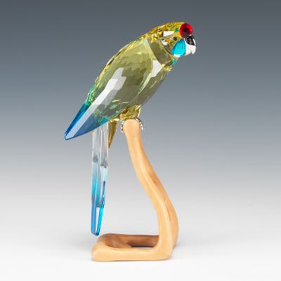 Swarovski Crystal Green Rosella Bird , 09.05.24, Sold: $676.50