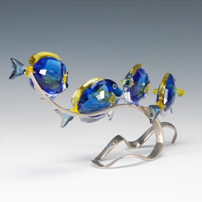 Swarovski Crystal Surgeon Fish Scuba Blue | Sold for $1082.40