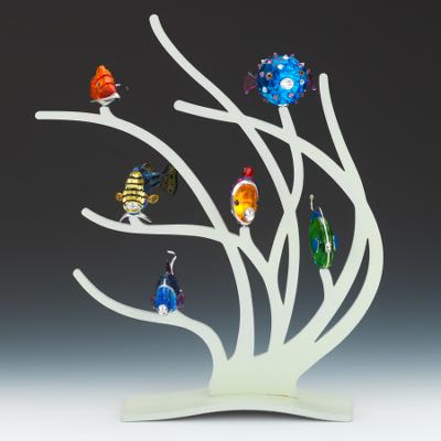 Swarovski Crystal Coral Reef Display with Fish , 09.05.24, Sold
