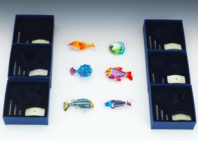 Swarovski Crystal Coral Reef Display with Fish | Sold for $516.60