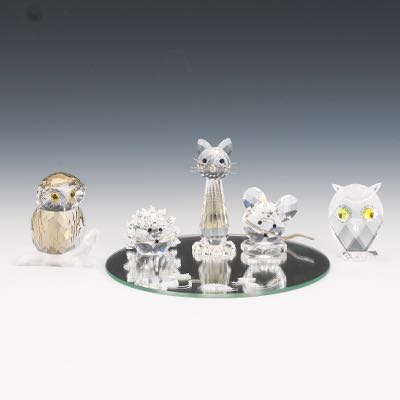 A Group of Swarovski Crystal Forest Animals | Sold for $79.95