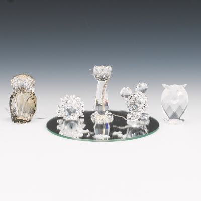 A Group of Swarovski Crystal Forest Animals | Sold for $79.95