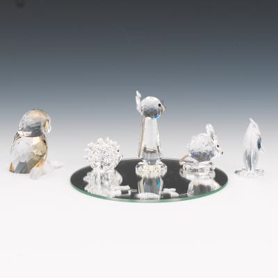 A Group of Swarovski Crystal Forest Animals | Sold for $79.95
