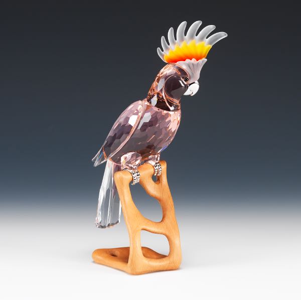 Swarovski Crystal Cockatoo Parrot | Sold for $442.80 | Aspire Auctions